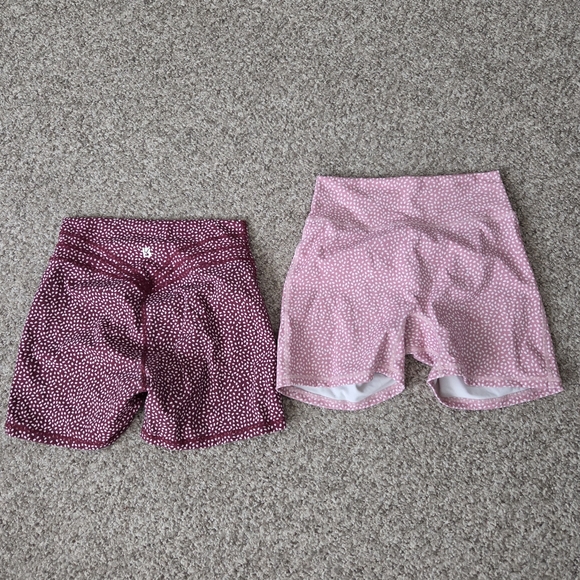 Buffbunny 4” Legacy Short in Miami Vice Bossy‎ Print Size Medium (2 Pair Bundle)
